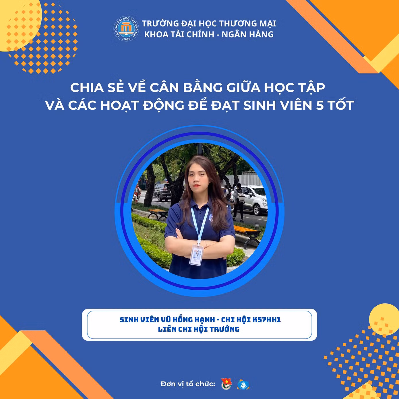 Hồng Hạnh chia sẻ trong các buổi tọa đàm, gặp mặt Tân sinh viên đầu năm học 2024 - 2025.