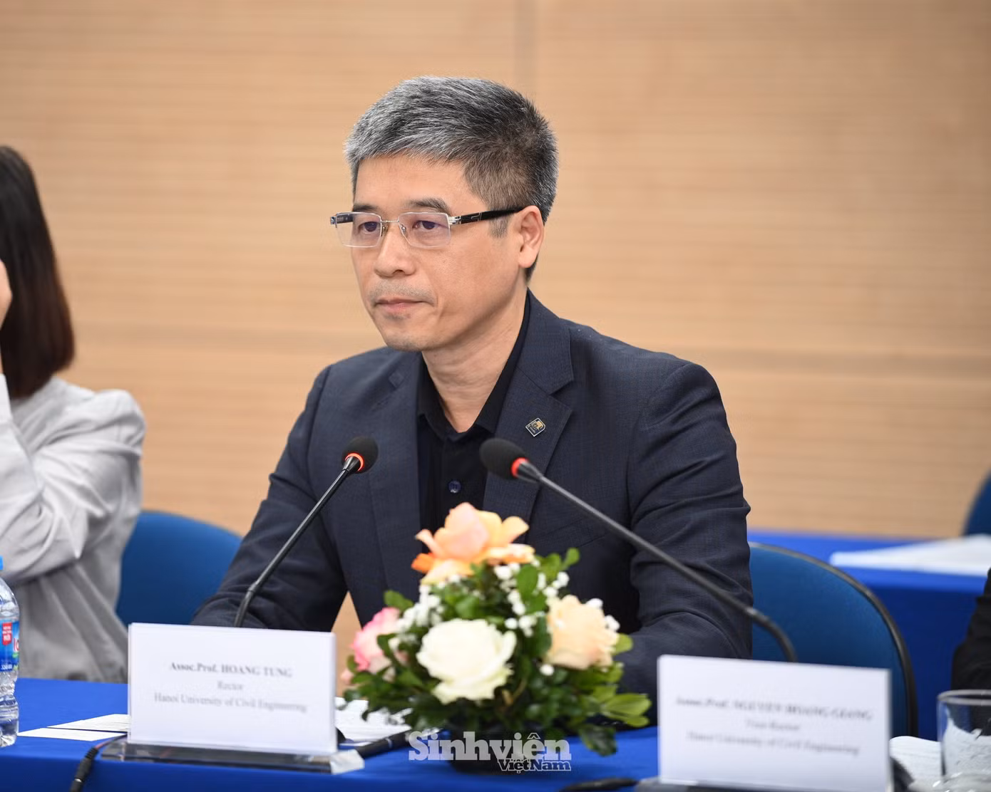 PGS. TS Hoàng Tùng - Hiệu trưởng Trường Đại học Xây dựng Hà Nội chia sẻ về tăng cường hợp tác nghiên cứu khoa học, công nghệ giữa hai nước.