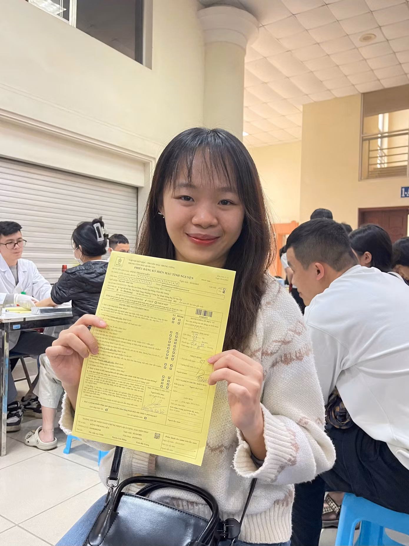 Đặng Thị Kim Liên chia sẻ rằng mình may mắn khi được cho đi. Kim Liên mong muốn lan tỏa sự may mắn ấy đến với mọi người, để tất cả cùng cảm nhận được niềm hạnh phúc và ý nghĩa của sự sẻ chia.