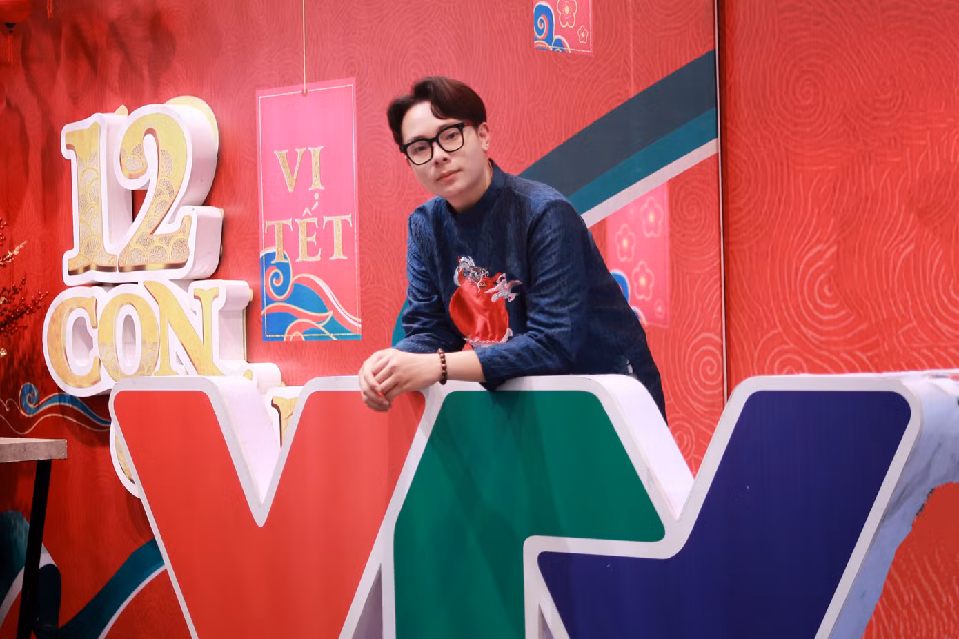 Phương Nam tham gia chương trình "12 Con giáp" tại Đài Truyền hình Việt Nam VTV.