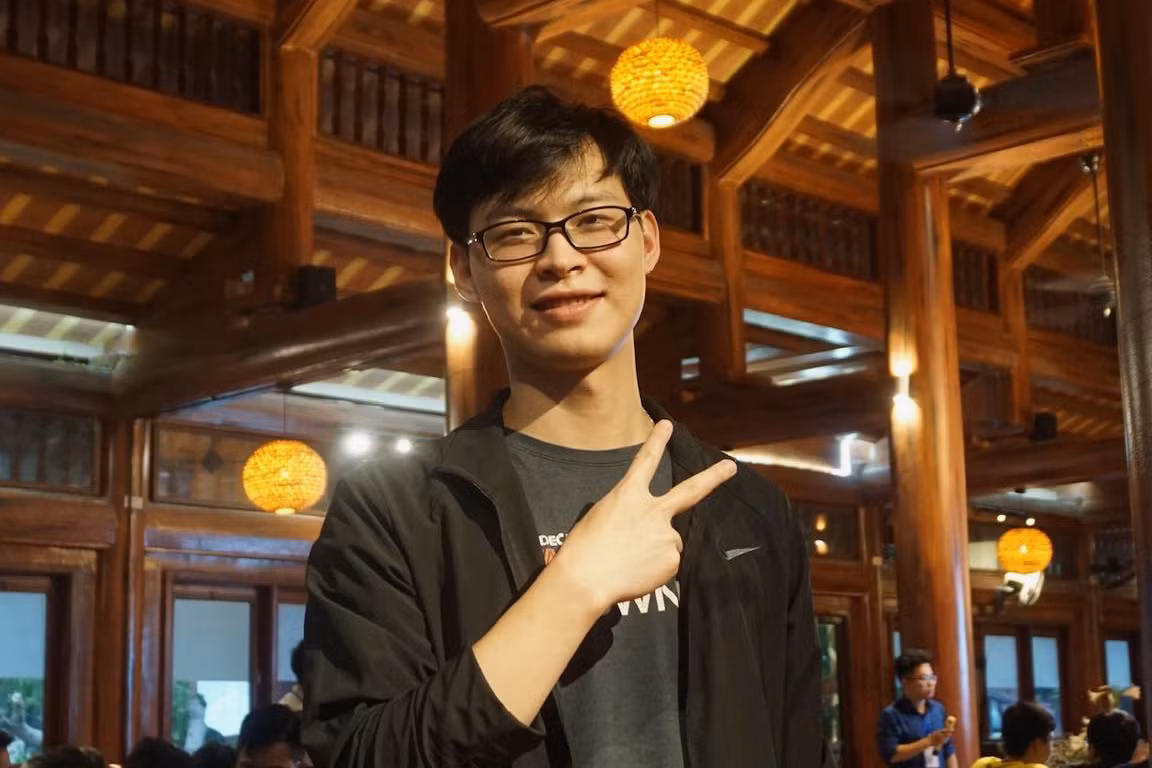 Ngọc khi là sinh viên Đại học Bách khoa Hà Nội. Ngọc khi là sinh viên Đại học Bách khoa Hà Nội.