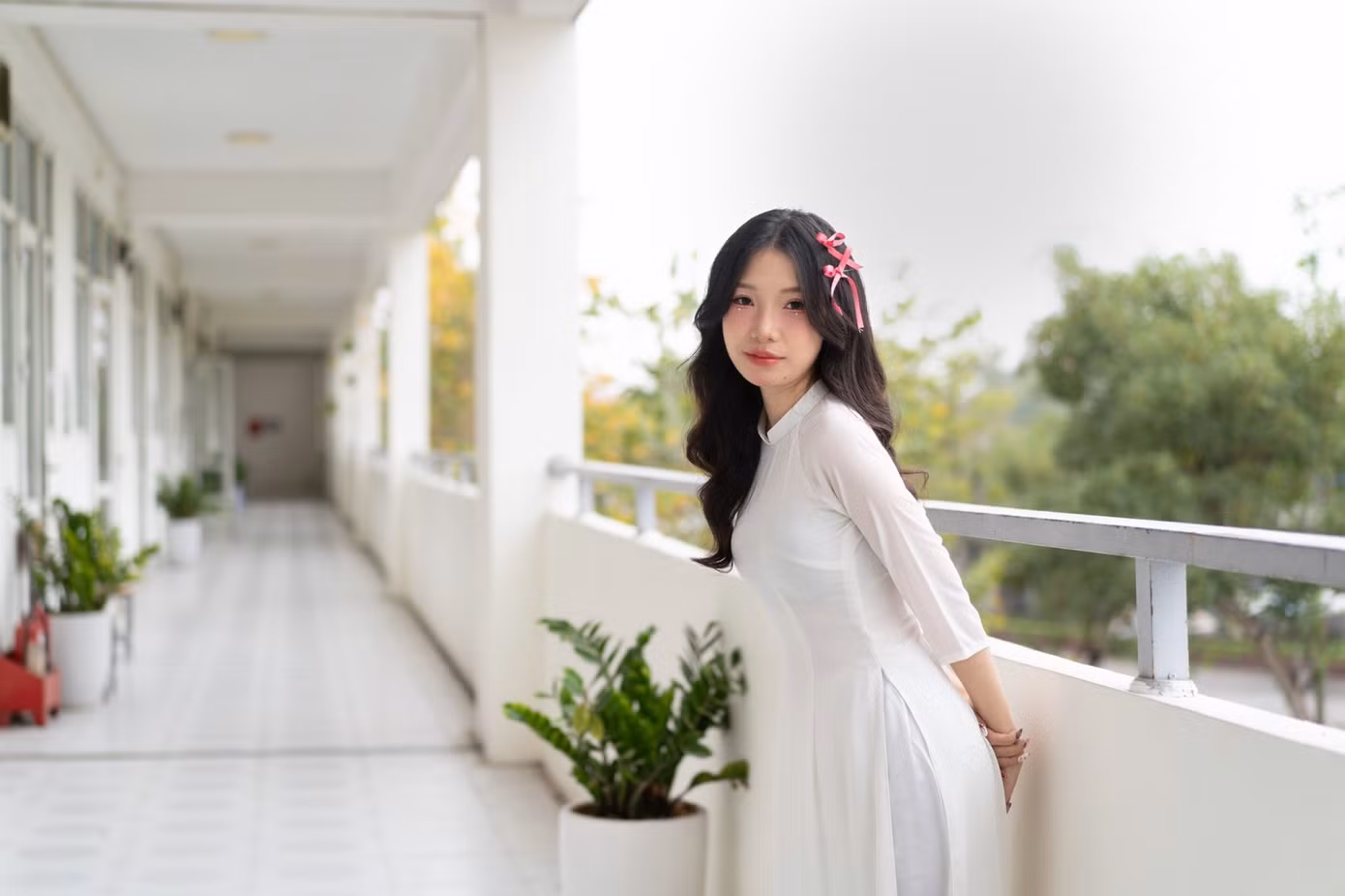 Minh Ngọc là học sinh chuyên Hàn tại trường THPT Chuyên Trần Phú, Hải Phòng.