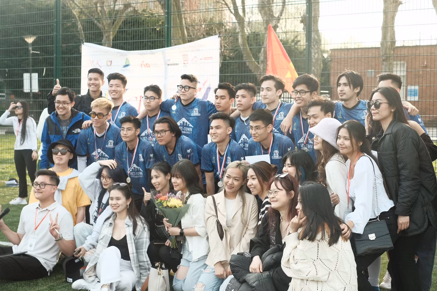 Nhân là MC tại Giải bóng đá sinh viên SVUK Cup 2022.