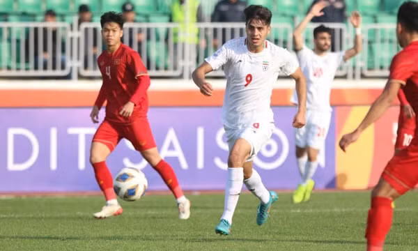 U20 Iran 3 - 1 U20 Việt Nam. Ảnh: Tehran Times.