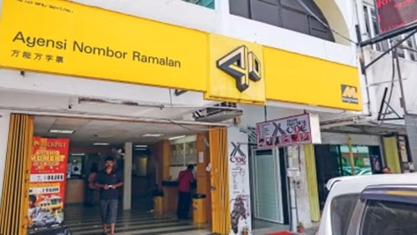 Một điểm bán xổ số ở Malaysia. Ảnh: Agbrief.