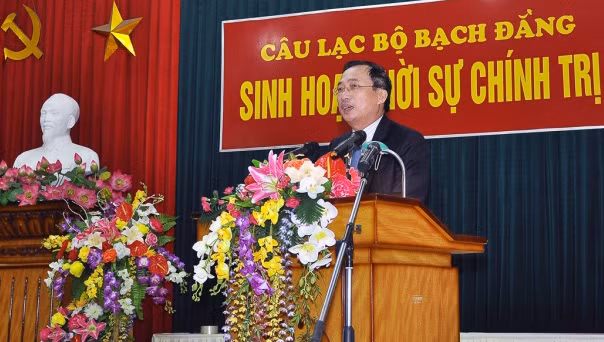 Bí thư Thành ủy Hải Phòng Nguyễn Văn Thành nói chuyện tại CLB Bạch Đằng sáng 17-2. Bí thư Thành ủy Hải Phòng Nguyễn Văn Thành nói chuyện tại CLB Bạch Đằng sáng 17-2