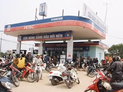 Cây xăng Đồi Nên. Ảnh: Dân Trí