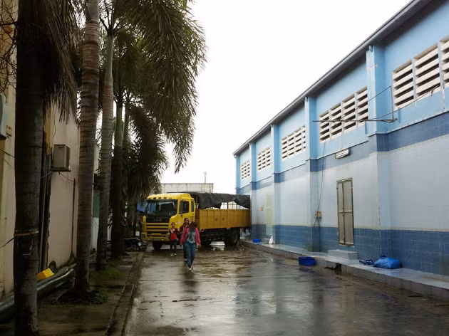 Cty Hiệp Thanh từng có 2.400 công nhân, nay hiu hắt buồn. ẢNH: SÁU NGHỆ 