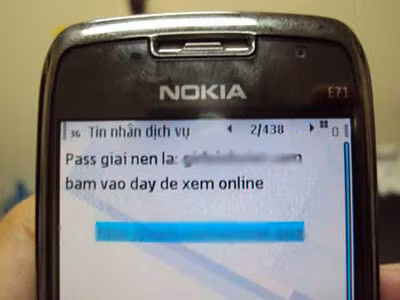 Tin nhắn WAP Push sẽ tự động trừ tiền trong tài khoản người dùng 