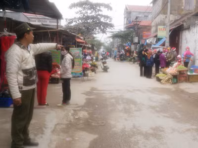 Hiện trường nơi xảy ra vụ án mạng. Ảnh: T.N