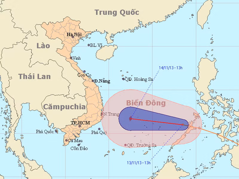 Chiều nay, Áp thấp nhiệt đới đi vào biển Đông. Dự báo, từ chiều mai các tỉnh Trung Trung Bộ có mưa vừa, mưa to, có nơi mưa rất to