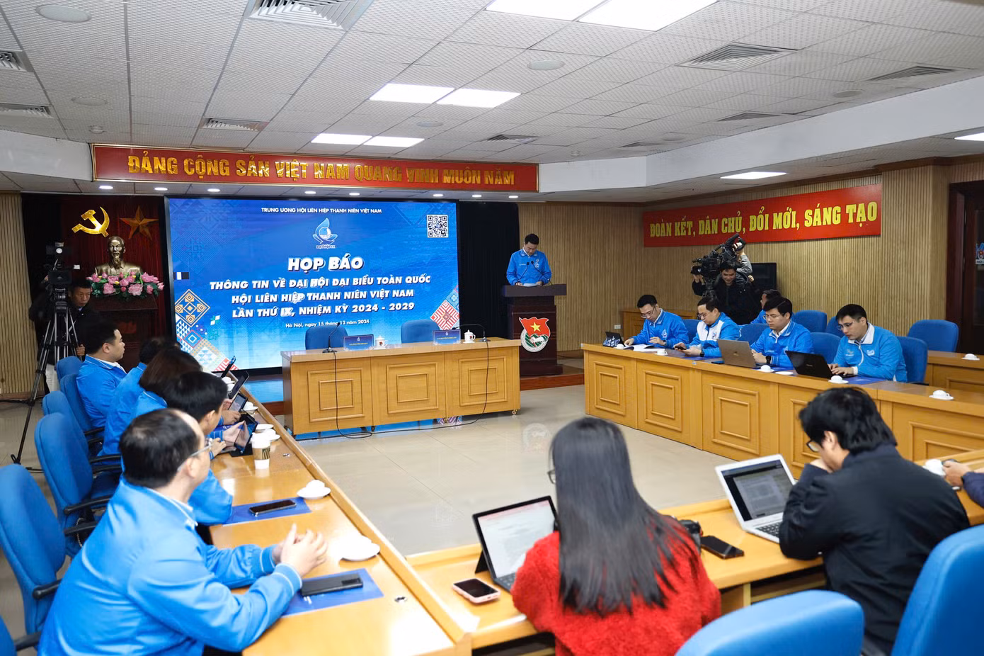 Quang cảnh họp báo. Ảnh: Như Ý