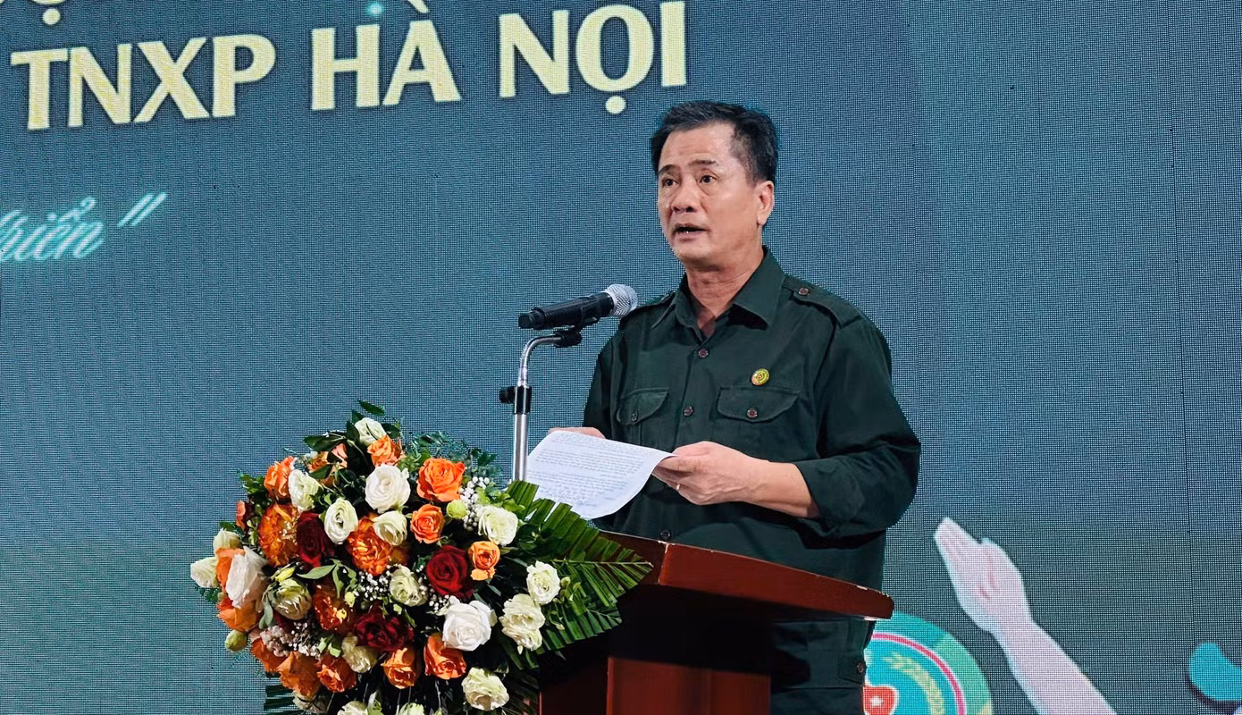 Hội Cựu thanh niên xung phong thành phố Hà Nội tổ chức Lễ kỷ niệm 75 năm Ngày truyền thống lực lượng thanh niên xung phong Việt Nam. Hội Cựu thanh niên xung phong thành phố Hà Nội tổ chức Lễ kỷ niệm 75 năm Ngày truyền thống lực lượng thanh niên xung phong Việt Nam.