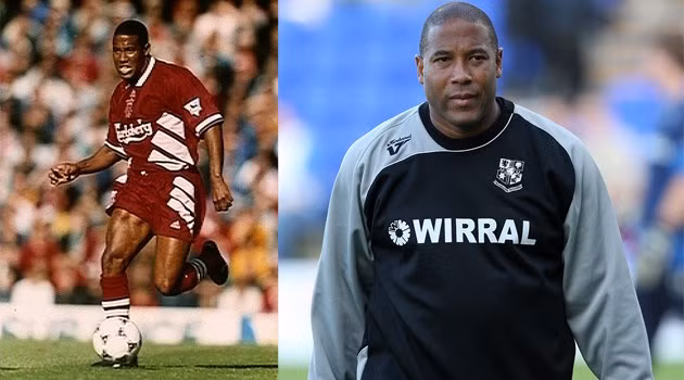 Cựu sao Liverpool John Barnes với thân hình quá khổ sau khi treo giày