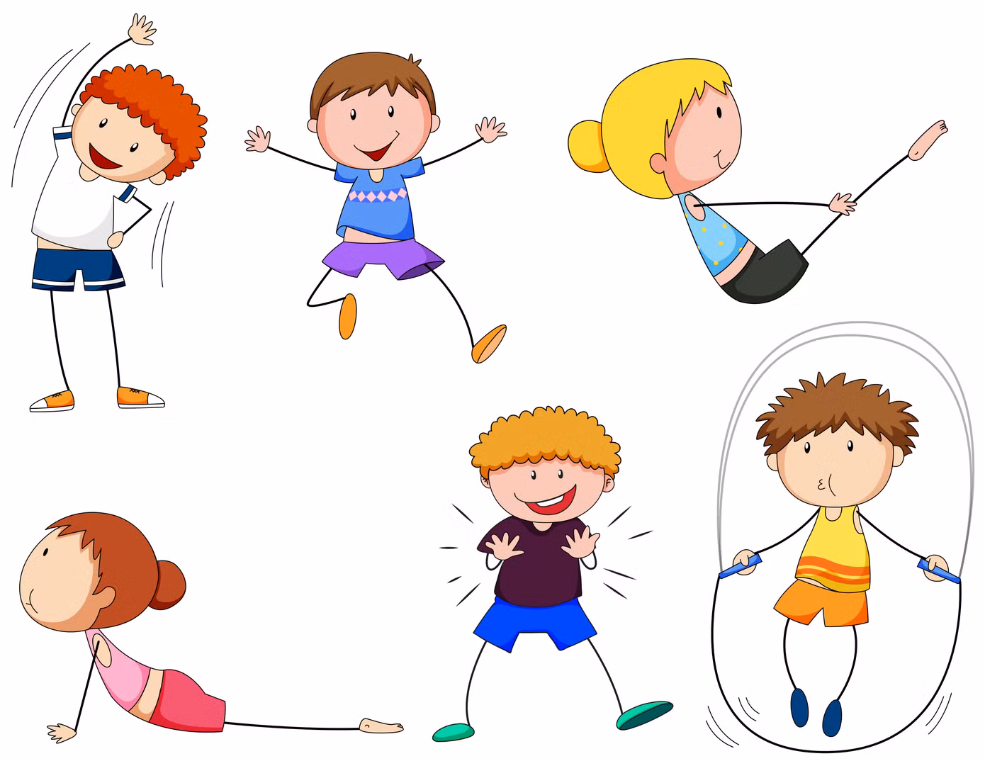 Đừng quên tập thể dục nhẹ nhàng để cơ thể được vận động. Ảnh: Vecteezy.