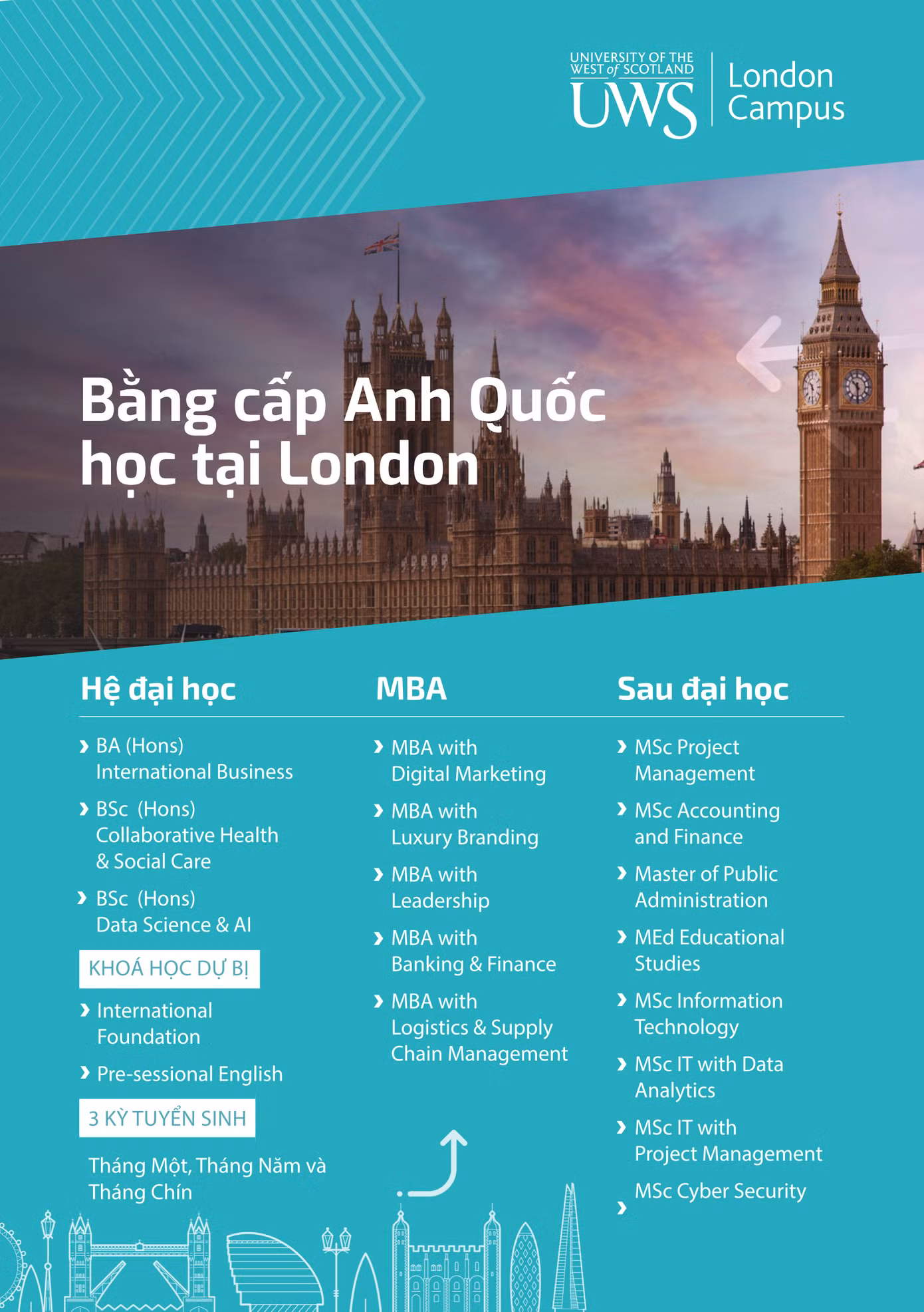 Trường Đại học Tây Scotland cung cấp chương trình học với chi phí phải chăng cho sinh viên mong muốn nâng cấp trải nghiệm học tập ở nước ngoài.