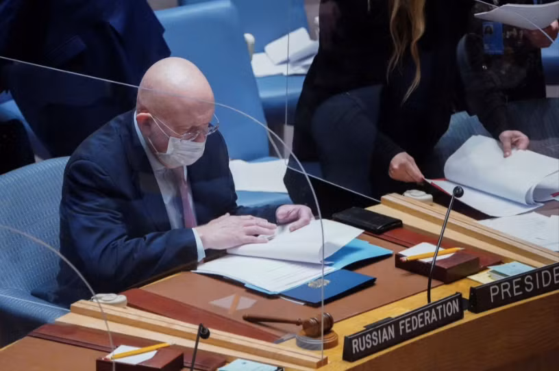 Đại sứ Nga tại Liên Hợp Quốc Vassily Nebenzia. (Ảnh: Reuters) Đại sứ Nga tại Liên Hợp Quốc Vassily Nebenzia. (Ảnh: Reuters)