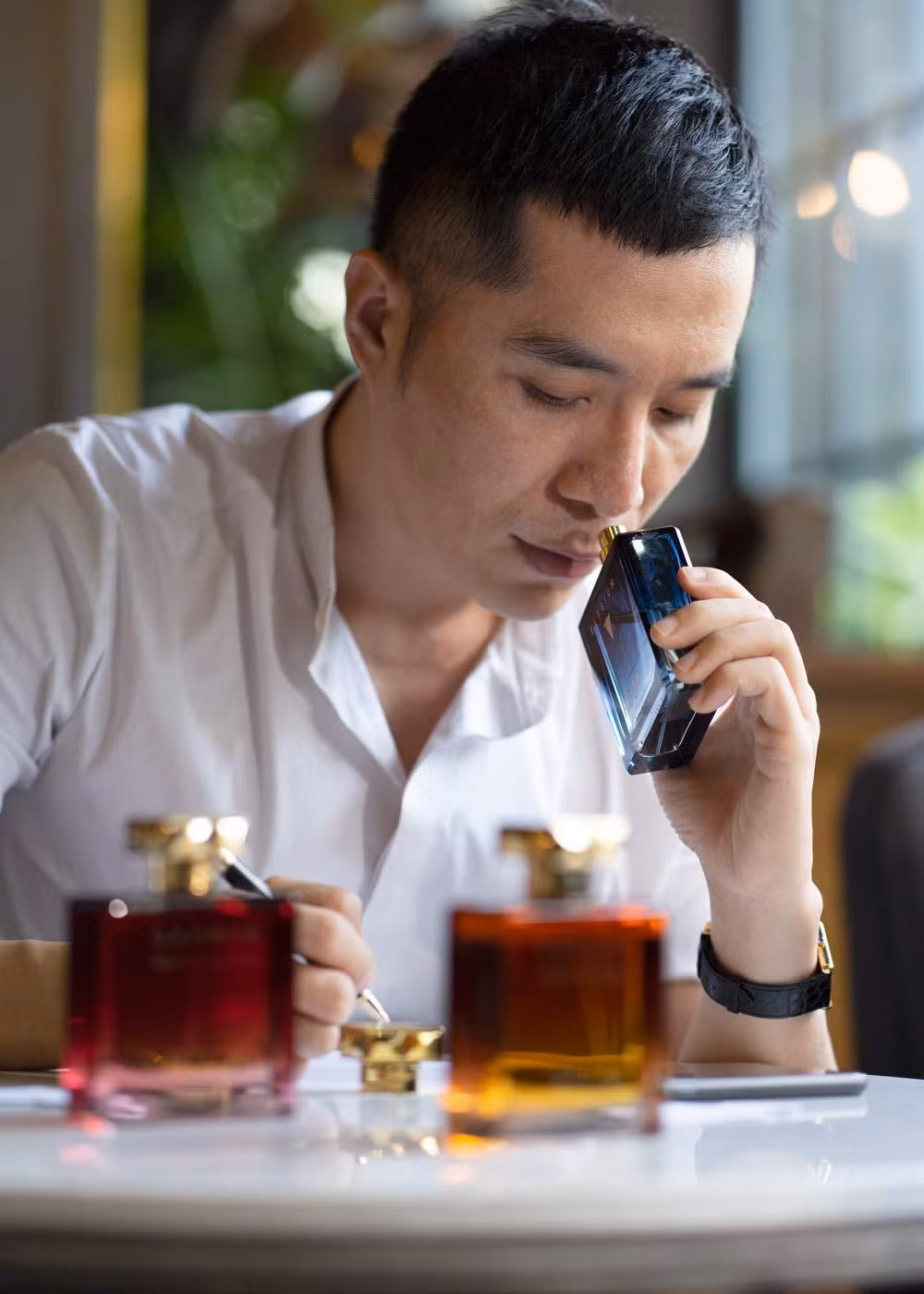 Doanh nhân Eric Trần có niềm đam mê đặc biệt với mùi hương. Ảnh:NVCC Doanh nhân Eric Trần có niềm đam mê đặc biệt với mùi hương. Ảnh:NVCC