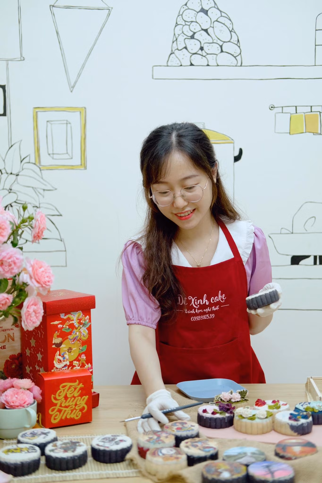 Nguyễn Thùy Dương thăng hoa với những chiếc bánh độc đáo Nguyễn Thùy Dương thăng hoa với những chiếc bánh độc đáo