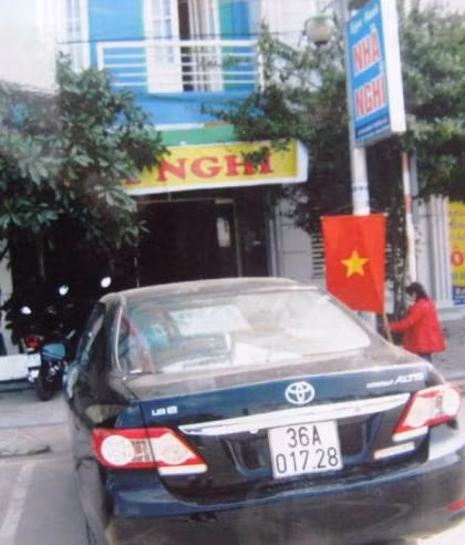 Nhà nghỉ Ngọc Oanh, nơi ông Khang đưa nữ thủ quỹ vào tâm sự. Ảnh: Lê Hoàng