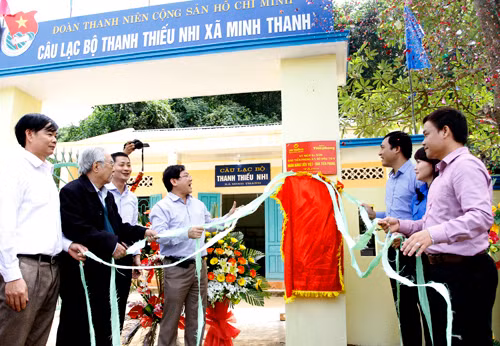 Khánh thành công trình phụ trợ CLB Thanh thiếu nhi
