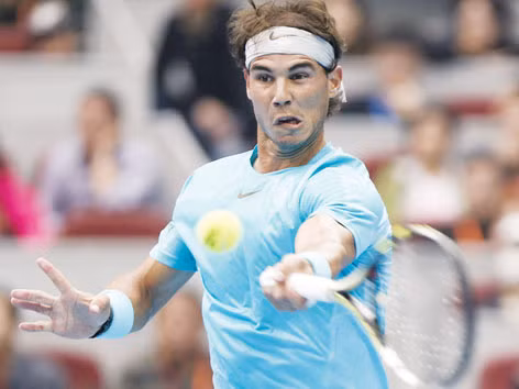Nadal đang hướng tới những kỷ lục. Ảnh: AP/Chinaopen. Nadal đang hướng tới những kỷ lục. Ảnh: AP/Chinaopen