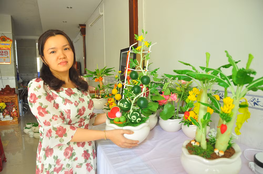 Tình yêu hoa từ... đất của nữ thạc sỹ 9X ở Cần Thơ ảnh 2