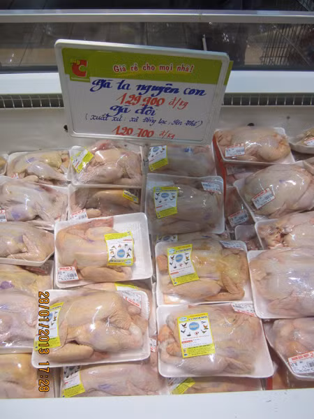 Ảnh Siêu thị BigC Thăng Long đã khắc phục hình ảnh vi phạm (Ảnh: Sở KHCN Bắc Giang cung cấp)