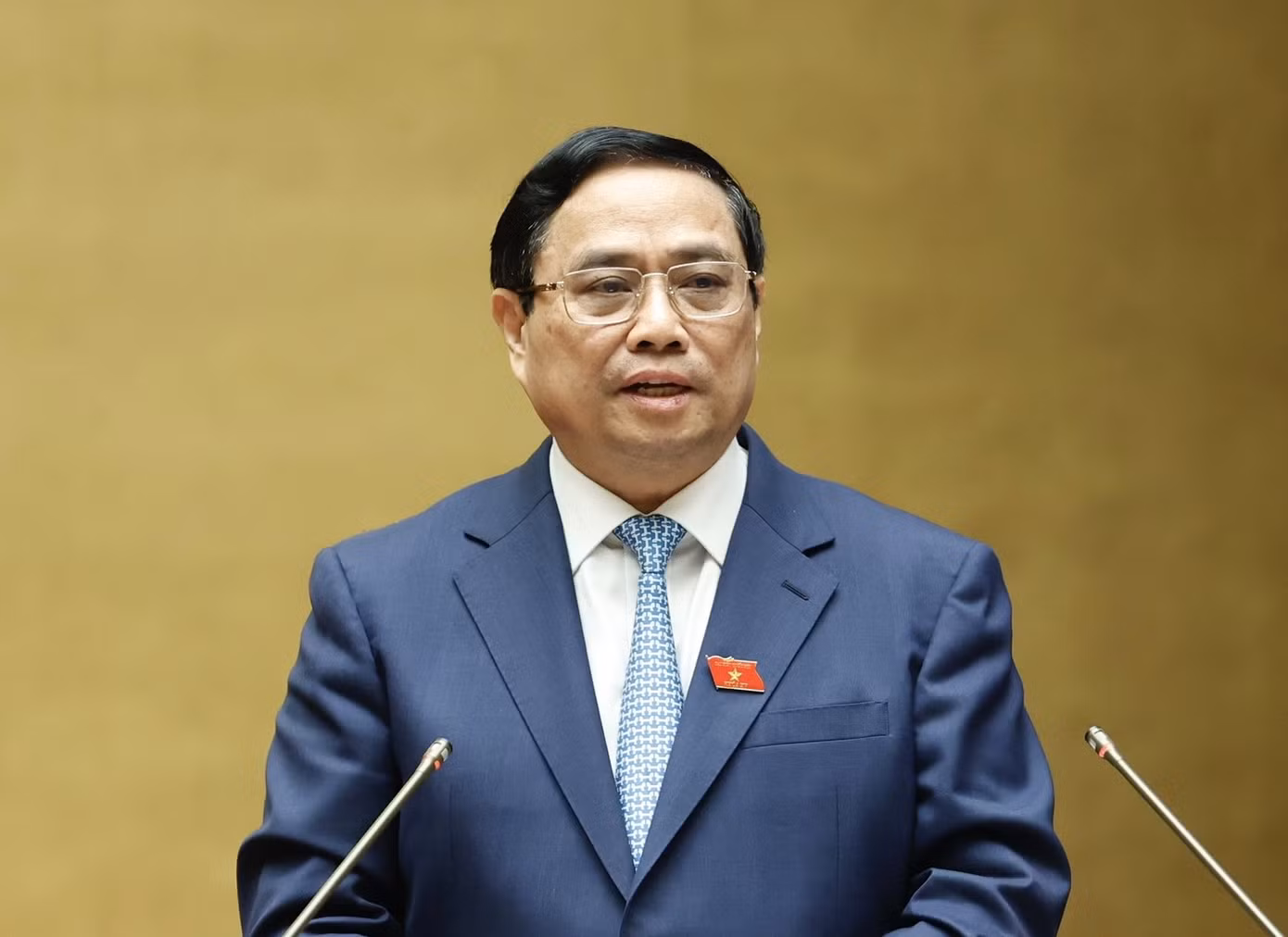 Thủ tướng Phạm Minh Chính báo cáo giải trình những vấn đề đại biểu nêu ra trong phiên chất vấn. Ảnh: Như Ý Thủ tướng Phạm Minh Chính báo cáo giải trình những vấn đề đại biểu nêu ra trong phiên chất vấn. Ảnh: Như Ý