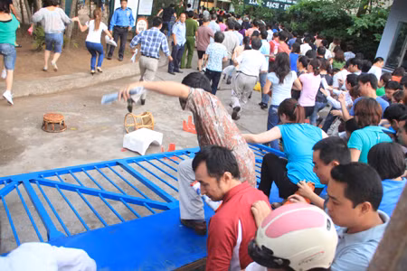 Cảnh tượng hỗn loạn xảy ra