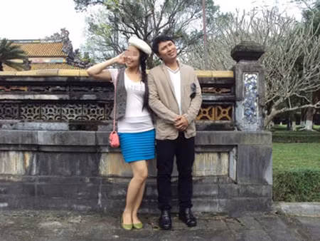 Lê Thị Thúy Hằng và Đặng Văn Khuyến thời còn mặn nồng