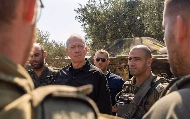 Bộ trưởng Quốc phòng Gallant thị sát cuộc diễn tập của quân đội ở phía bắc Israel, ngày 7/8. (Ảnh: Bộ Quốc phòng Israel) Bộ trưởng Quốc phòng Gallant thị sát cuộc diễn tập của quân đội ở phía bắc Israel, ngày 7/8. (Ảnh: Bộ Quốc phòng Israel)