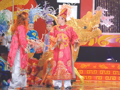 Một cảnh trong Táo quân 2011 Ảnh: Khắc Quân