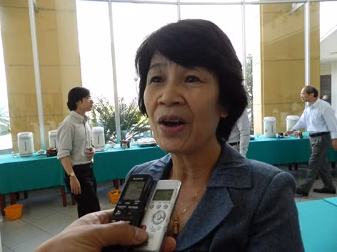 Nhà biên kịch Nguyễn Thị Hồng Ngát. Ảnh: LT