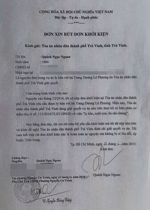 Điều gì khiến Quách Ngọc Ngoan bất ngờ rút đơn ly hôn Lê Phương? ảnh 2