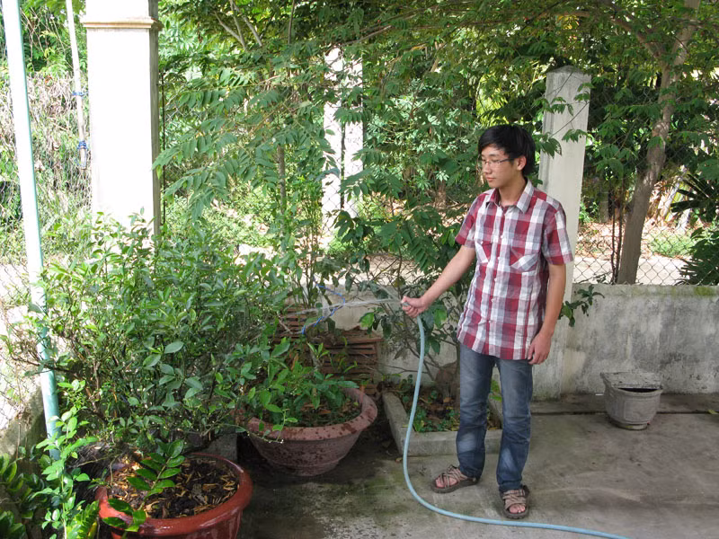 Phút giải lao của Khiết sau những buổi, giờ học căng thẳng