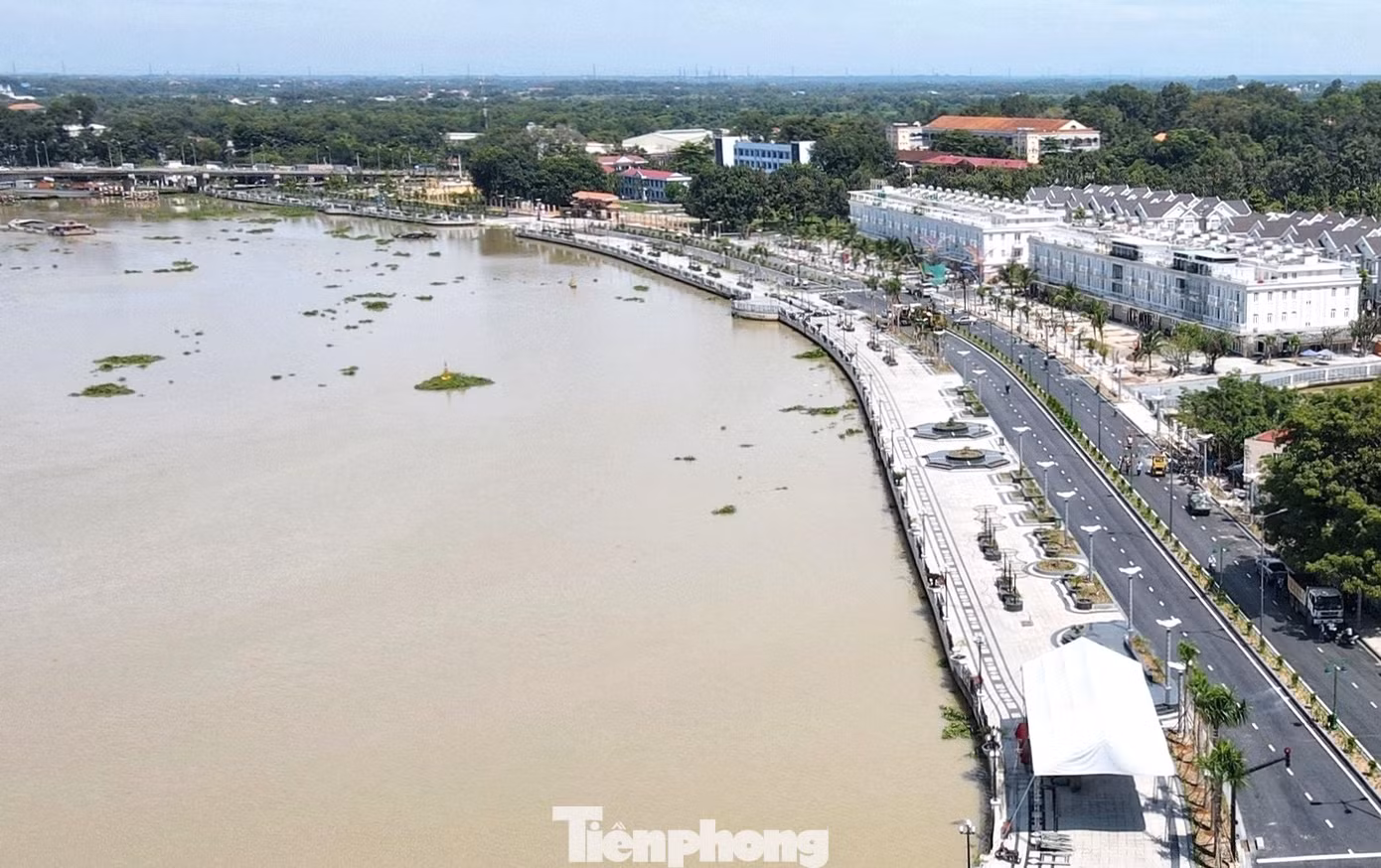 Đường ven sông Sài Gòn đoạn từ cầu Phú Cường đến chợ Thủ Dầu Một đã hoàn thành đưa vào sử dụng từ tháng 9/2022