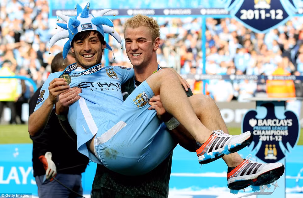 Joe Hart và Silva là những trụ cột quan trọng mang về chức vô địch cho Man City