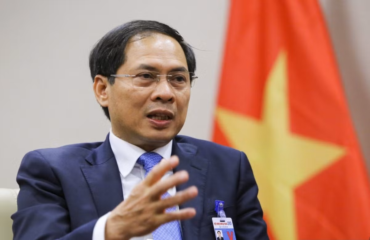 Phó Thủ tướng, Bộ trưởng Ngoại giao Bùi Thanh Sơn