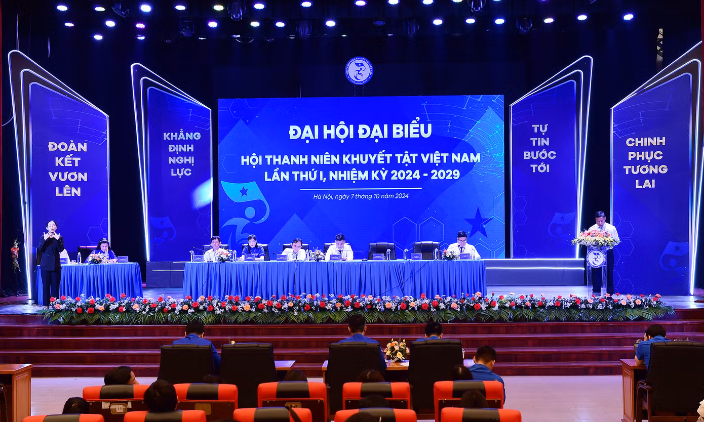 Phiên thứ nhất Đại hội. Ảnh: Xuân Tùng Phiên thứ nhất Đại hội. Ảnh: Xuân Tùng