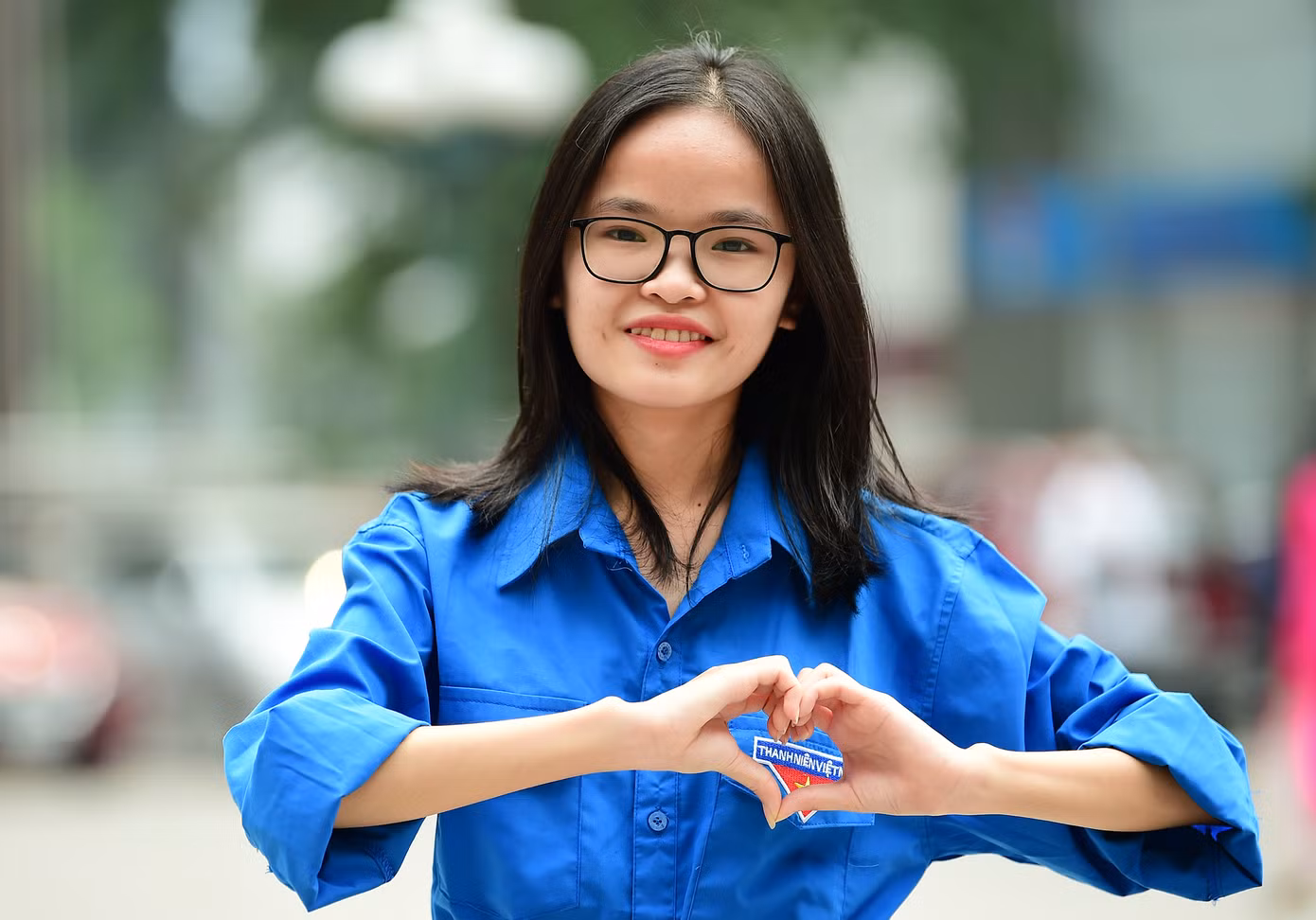 Trần Thị Quế Anh là tân sinh viên khoá 13 ngành Quan hệ công chúng. Ảnh: Xuân Tùng Trần Thị Quế Anh là tân sinh viên khoá 13 ngành Quan hệ công chúng. Ảnh: Xuân Tùng