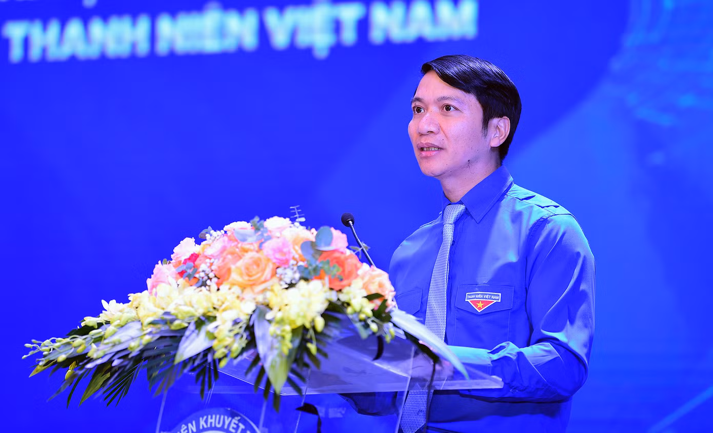 Anh Nguyễn Ngọc Lương phát biểu chỉ đạo tại Đại hội. Ảnh: Xuân Tùng Anh Nguyễn Ngọc Lương phát biểu chỉ đạo tại Đại hội. Ảnh: Xuân Tùng