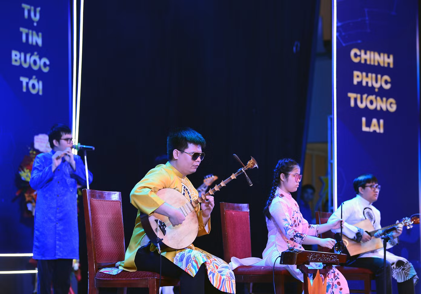 Tiết mục văn nghệ đặc biệt trong chương trình Đại hội. Ảnh: Xuân Tùng Tiết mục văn nghệ đặc biệt trong chương trình Đại hội. Ảnh: Xuân Tùng