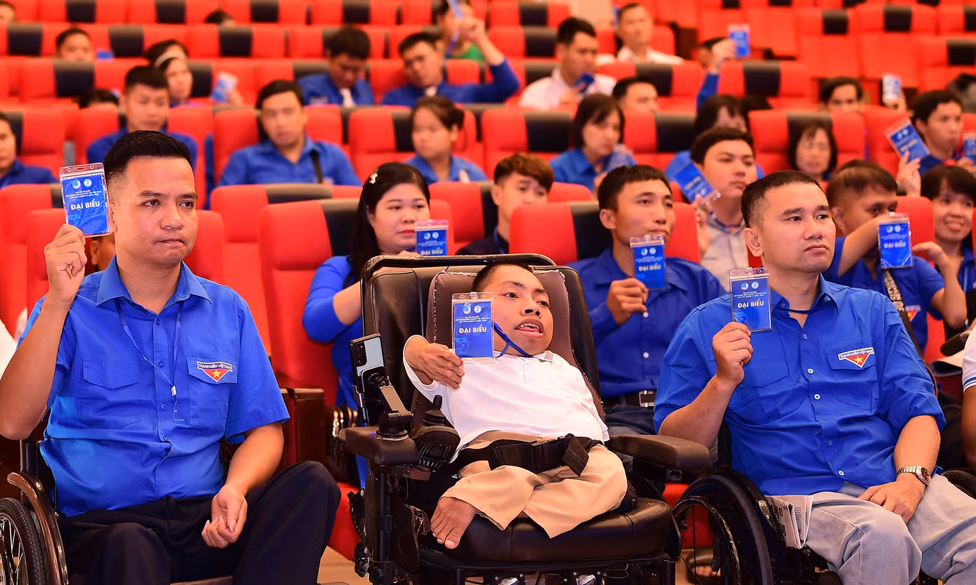 Đại biểu hiệp thương tại Đại hội. Ảnh: Xuân Tùng Đại biểu hiệp thương tại Đại hội. Ảnh: Xuân Tùng