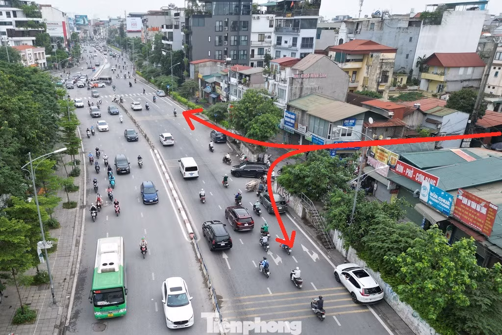 Đường dự án phía quận Tây Hồ sẽ được mở rộng trên 40 mét và đi trên nền ngõ 310 đường Nghi Tàm hiện nay, sau đó kết thúc ở nút giao với đường Nghi Tàm.