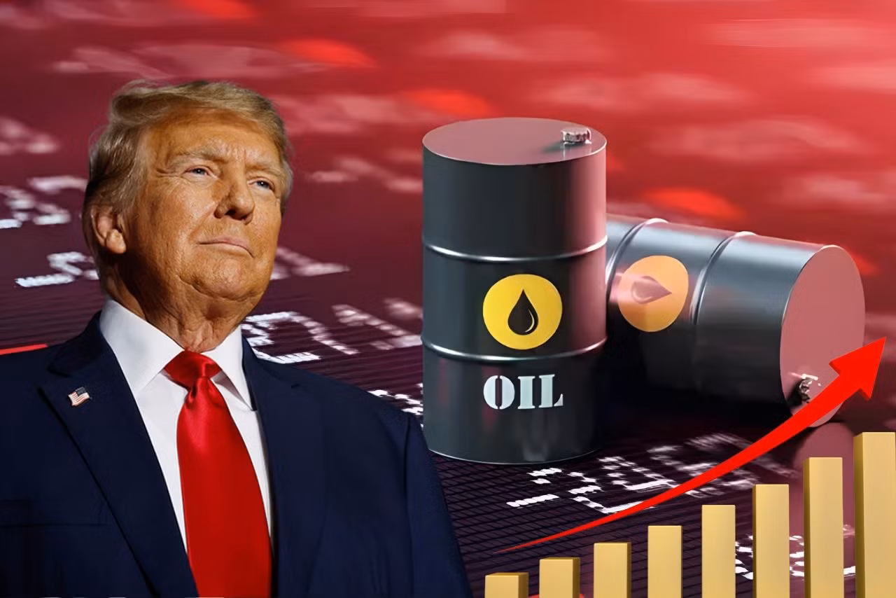 Sau khi Tổng thống Mỹ Donald Trump ra lệnh không kích 3 cơ sở hạt nhân của Iran, giá dầu thế giới có xu hướng tăng ngắn hạn. Ảnh: Trade Brains. Sau khi Tổng thống Mỹ Donald Trump ra lệnh không kích 3 cơ sở hạt nhân của Iran, giá dầu thế giới có xu hướng tăng ngắn hạn. Ảnh: Trade Brains.
