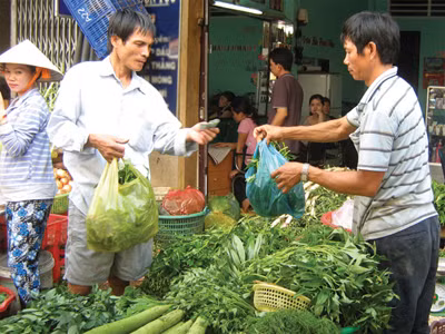 Dù chợ sỉ dội hàng, rớt giá nhưng giá bó rau, con cá tại chợ lẻ vẫn bị 