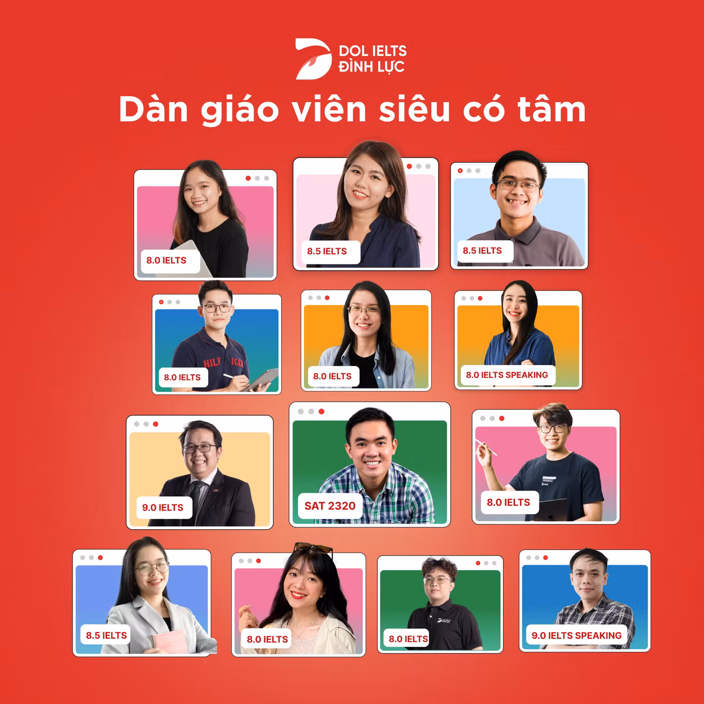 Dàn giáo viên với điểm số “khủng”