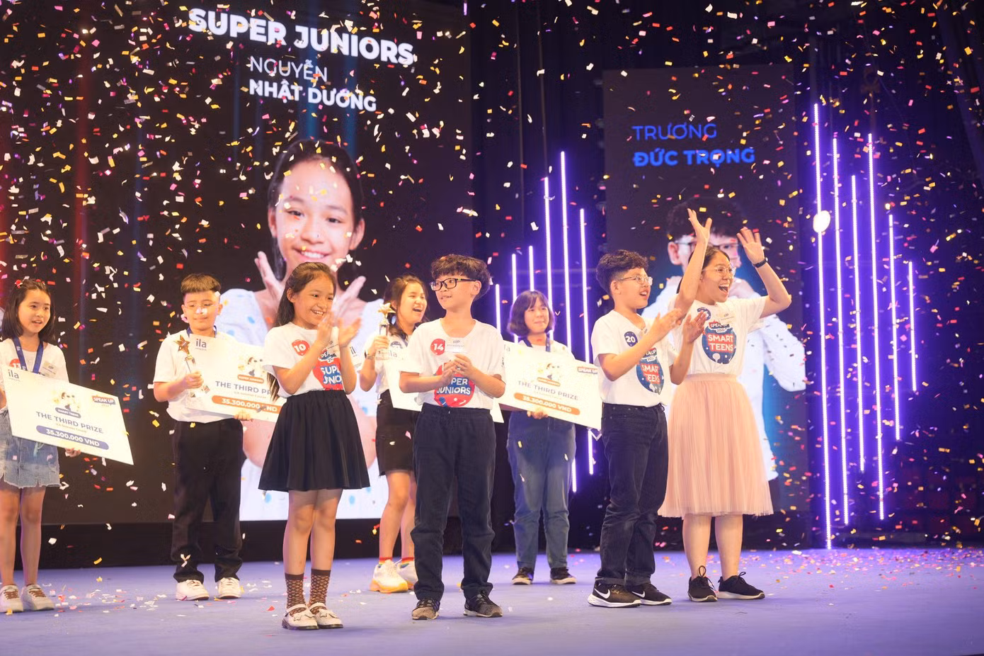 Nhật Dương trên sân khấu Speak up 2022