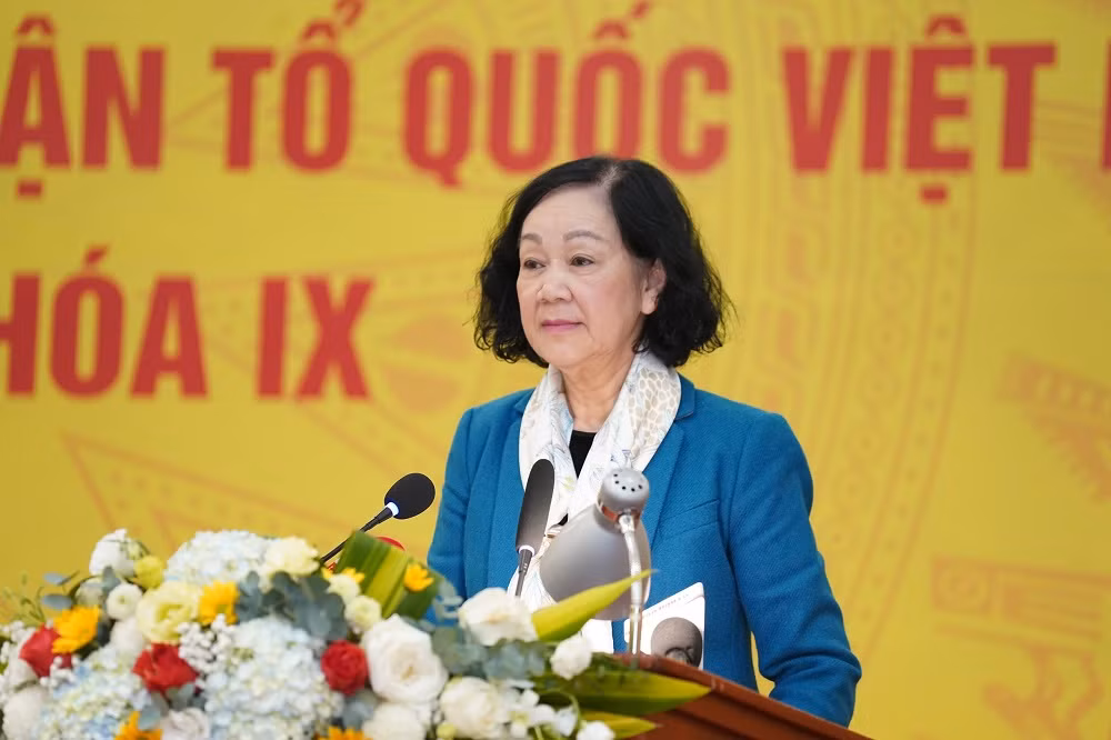 Thường trực Ban Bí thư, Trưởng Ban Tổ chức Trung ương Trương Thị Mai. Thường trực Ban Bí thư, Trưởng Ban Tổ chức Trung ương Trương Thị Mai.